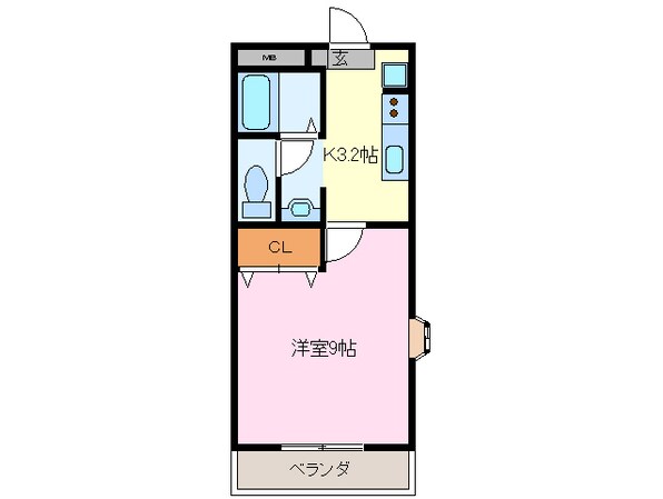 田丸駅 徒歩64分 1階の物件間取画像